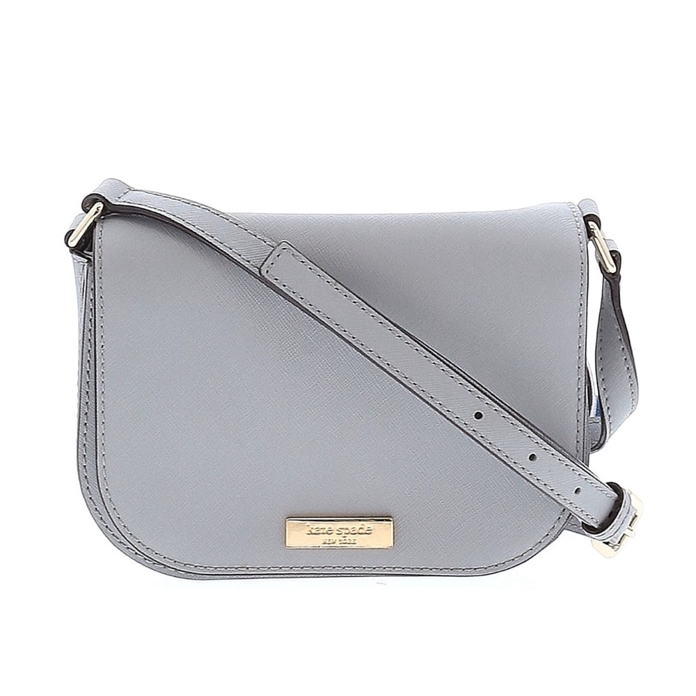 Kate Spade Laurel Way Large Carsen Cloud Cover Blue Crossbody Purse - Picture 3 of 10